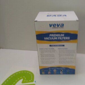 VEVA Complete Premium Vacuum Filter Set Including 2 HEPA, 4 Foam, 4 Felt Filters